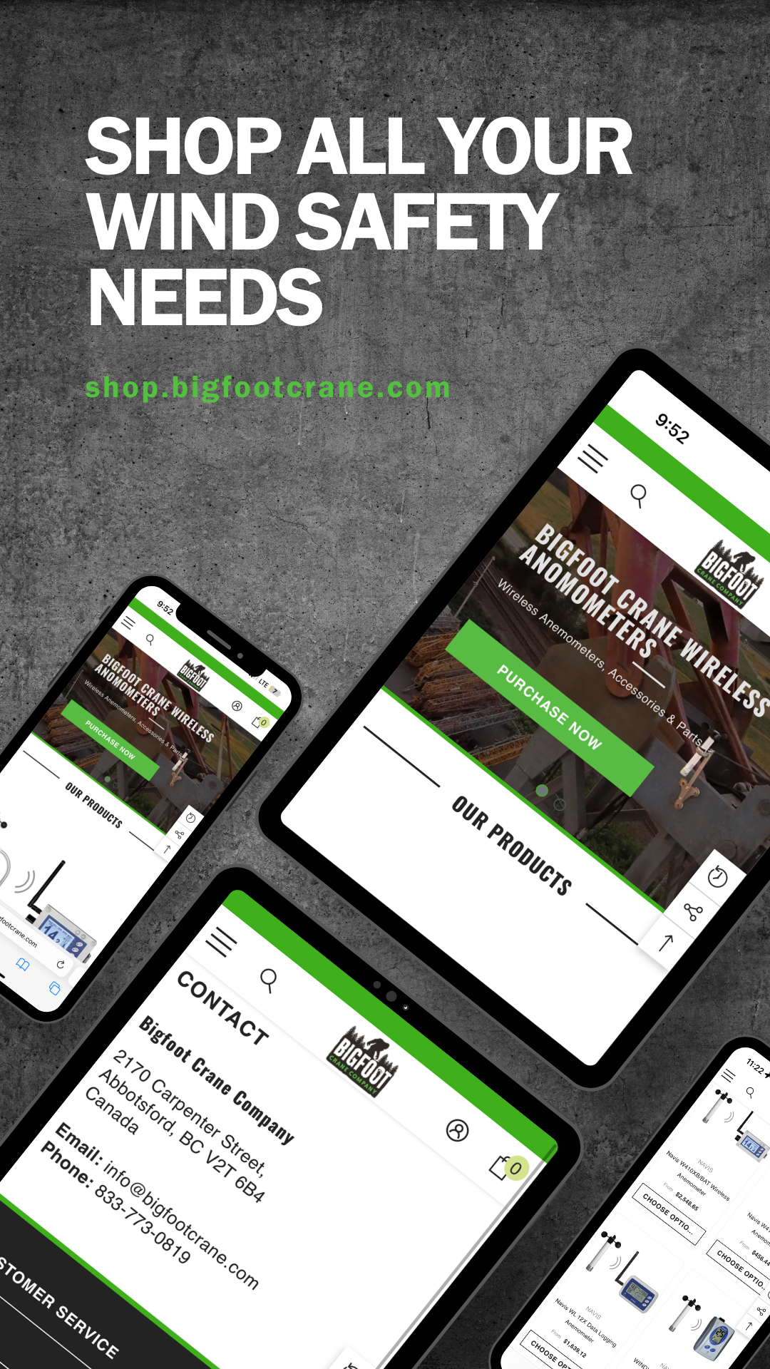 Don't settle for anything less than the best when it comes to anemometers!