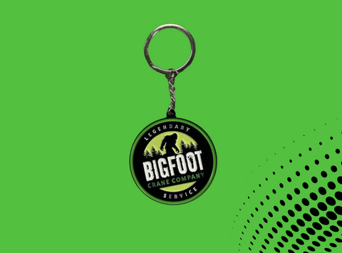 Bigfoot Crane Keychain